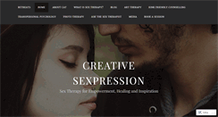 Desktop Screenshot of creativesexpression.com