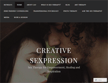 Tablet Screenshot of creativesexpression.com